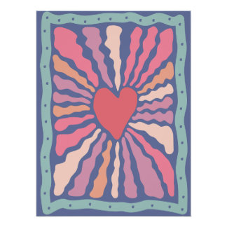 Solar Heart Poster