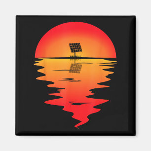 Solar Installation Sunset Solar Panel Installer Magnet