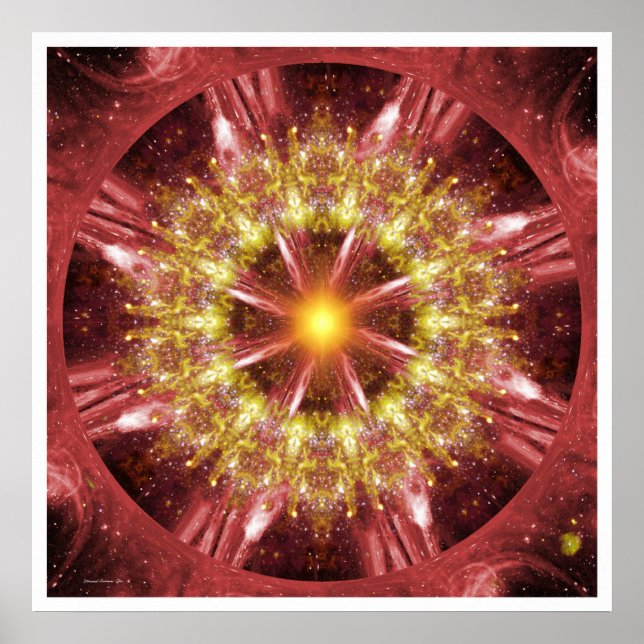 Solar Mandala 12 Poster (Front)