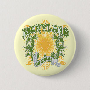 Solar Maryland 2 Inch Round Button