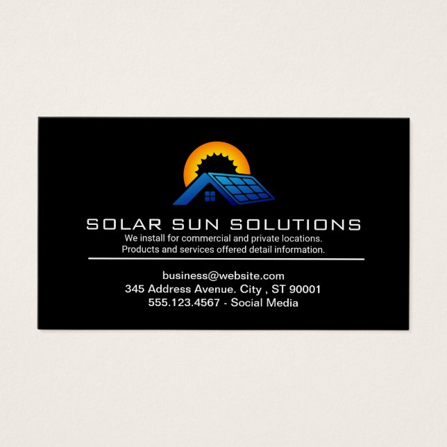 Solar Panel | Energy Installation (Front)