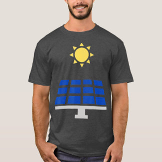 Solar Panel Green Energy Sun Power Renewables T-Shirt