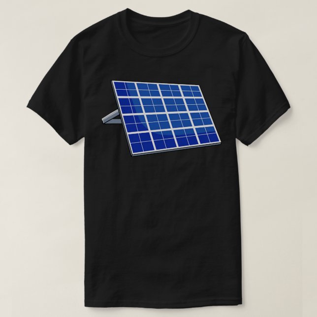 Solar Panel Renewable Energy Solar Panels T-Shirt (Design Front)