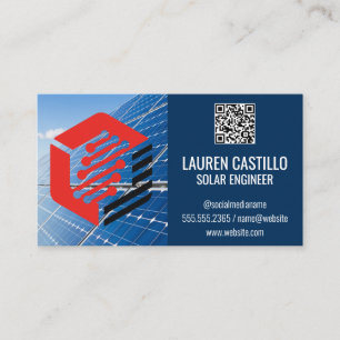 Solar Panels and Tech Energy Business Card