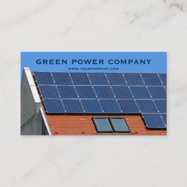 Solar Energy Business Cards And Profile Cards Zazzle Ca