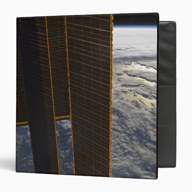 Solar panels of the International Space Station Binder (Front/Inside)