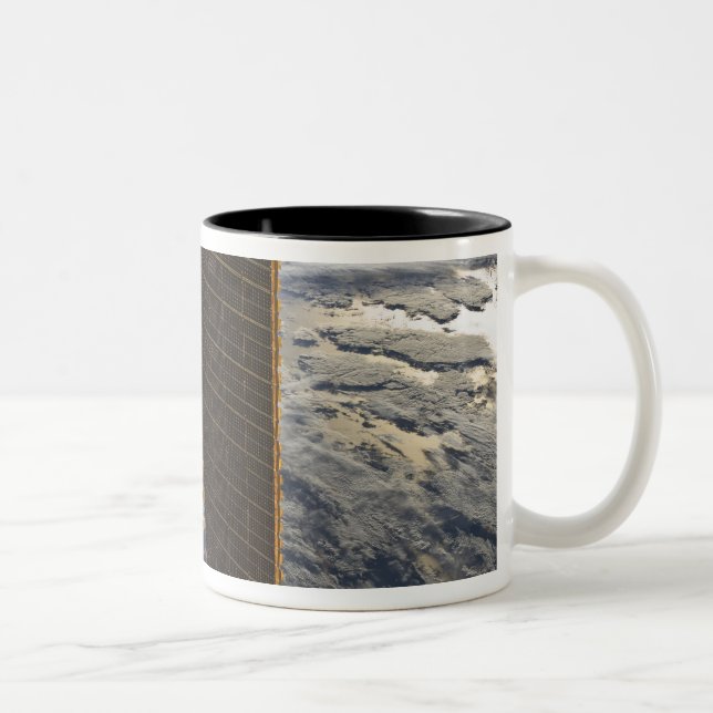 Solar panels of the International Space Station Two-Tone Coffee Mug (Right)