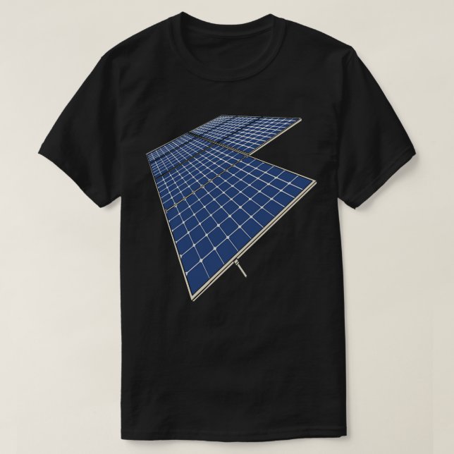 Solar Panels Renewable Energy Solar Panel T-Shirt (Design Front)