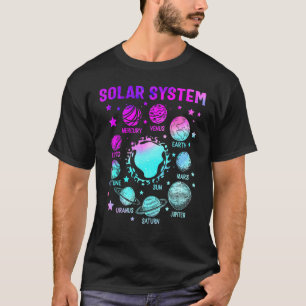 Solar Planets System Outer Space Dwarf Planets Ast T-Shirt