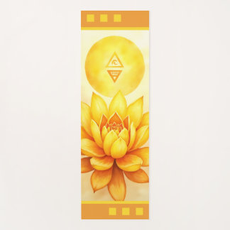 Solar Plexus Chakra Yoga Mat – Golden Power