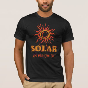 Solar Power Energy Renewable Climate Change T-Shirt
