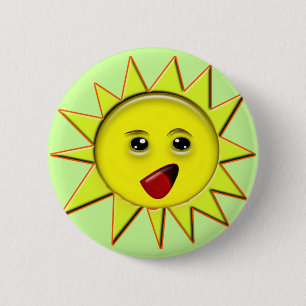 Solar Power Gifts and Promotional Products T-shirt 2 Inch Round Button