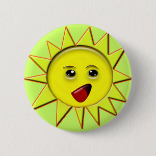 Solar Power Gifts and Promotional Products T-shirt 2 Inch Round Button