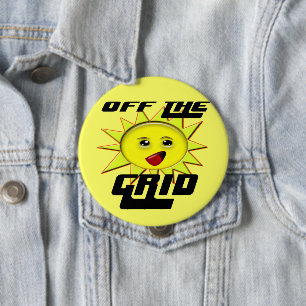 Solar Power Gifts and Promotional Products T-shirt 4 Inch Round Button