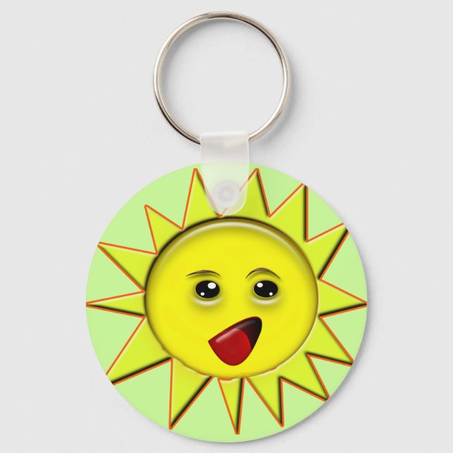 Solar Power Gifts and Promotional Products T-shirt Keychain (Front)