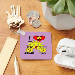 Solar Power Gifts and Promotional Products T-shirt Keychain