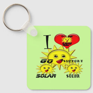 Solar Power Gifts and Promotional Products T-shirt Keychain