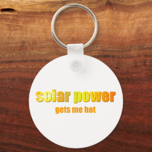 Solar Power Hot! Keychain