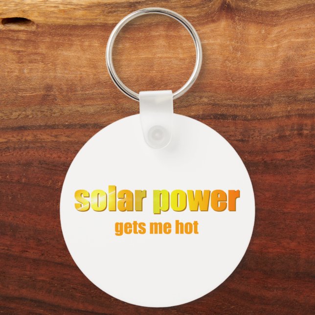 Solar Power Hot! Keychain (Front)