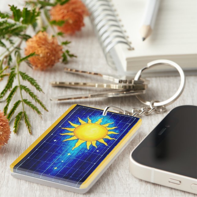 SOLAR POWER KEYCHAIN (Front Right)