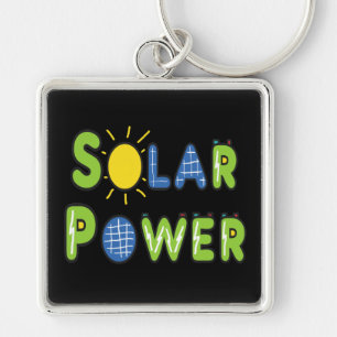 Solar Power Keychain