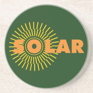 Solar Power Sun Coaster