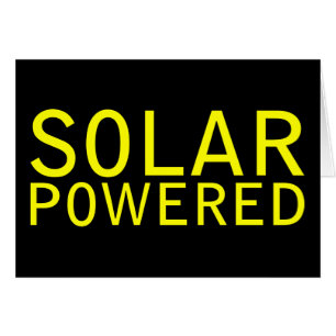solar powered