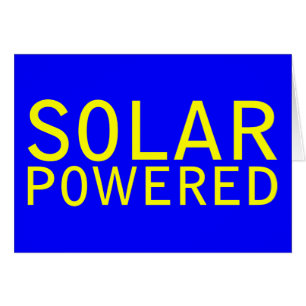 solar powered
