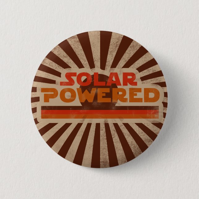 Solar Powered 2 Inch Round Button (Front)