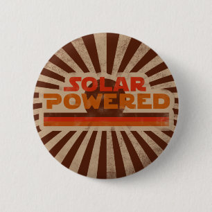 Solar Powered 2 Inch Round Button