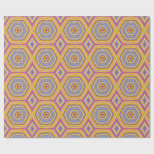 Solar Prism Geometric Wrapping Paper