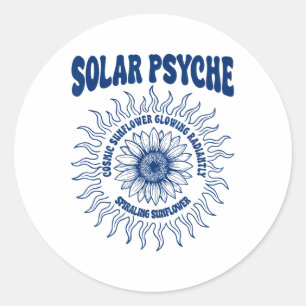 Solar Psyche  Classic Round Sticker