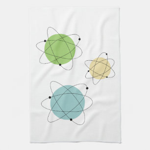 Solar Retro Mid Century Moderne Cute Serviette Cui