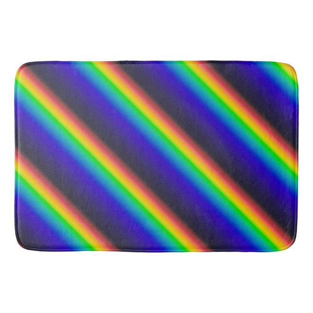 Solar Spectrum Diagonal Bath Mat (Front)