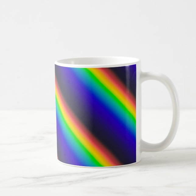 Solar Spectrum Diagonal Coffee Mug (Right)