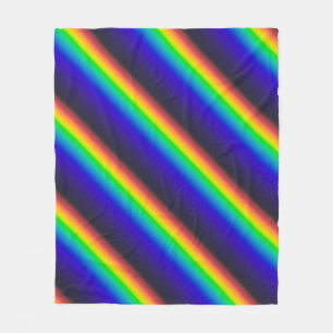 Solar Spectrum Diagonal Fleece Blanket