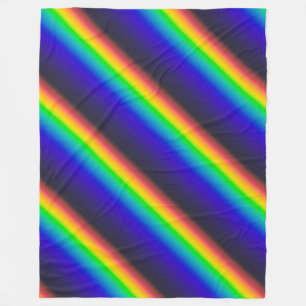 Solar Spectrum Diagonal Fleece Blanket