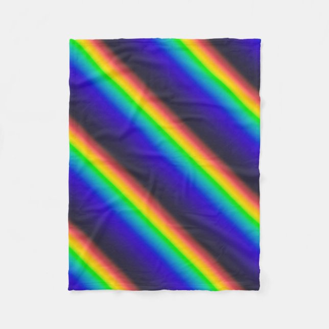 Solar Spectrum Diagonal Fleece Blanket (Front)