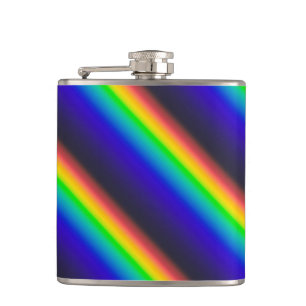 Solar Spectrum Diagonal Hip Flask