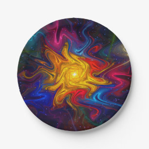 Solar Spectrum Paper Plate