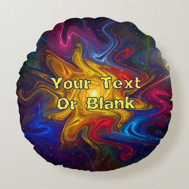 Solar Spectrum Round Pillow (Front)