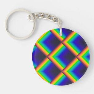 Solar spectrum scales keychain