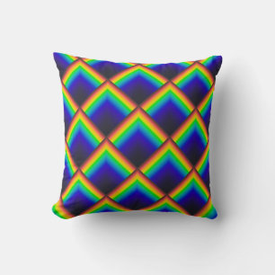 Solar spectrum scales throw pillow