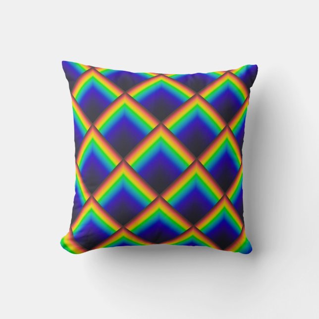 Solar spectrum scales throw pillow (Front)