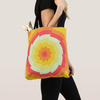 Solar Spiral Groove Tote Bag