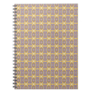 Solar Star and Diamond Wrapping Paper Notebook