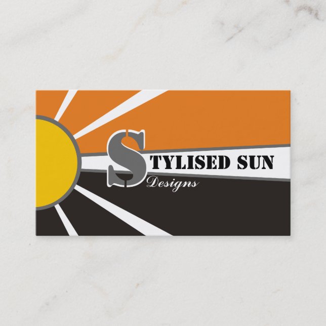 Solar/sun Energy/Power Alternative Sources Business Card (Front)