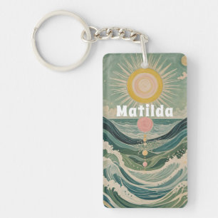 Solar Surge Personalised  Keychain