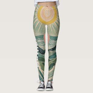 Solar Surge Personalised Leggings
