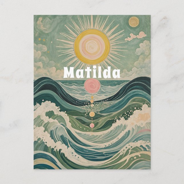 Solar Surge Personalized  Postcard (Front)